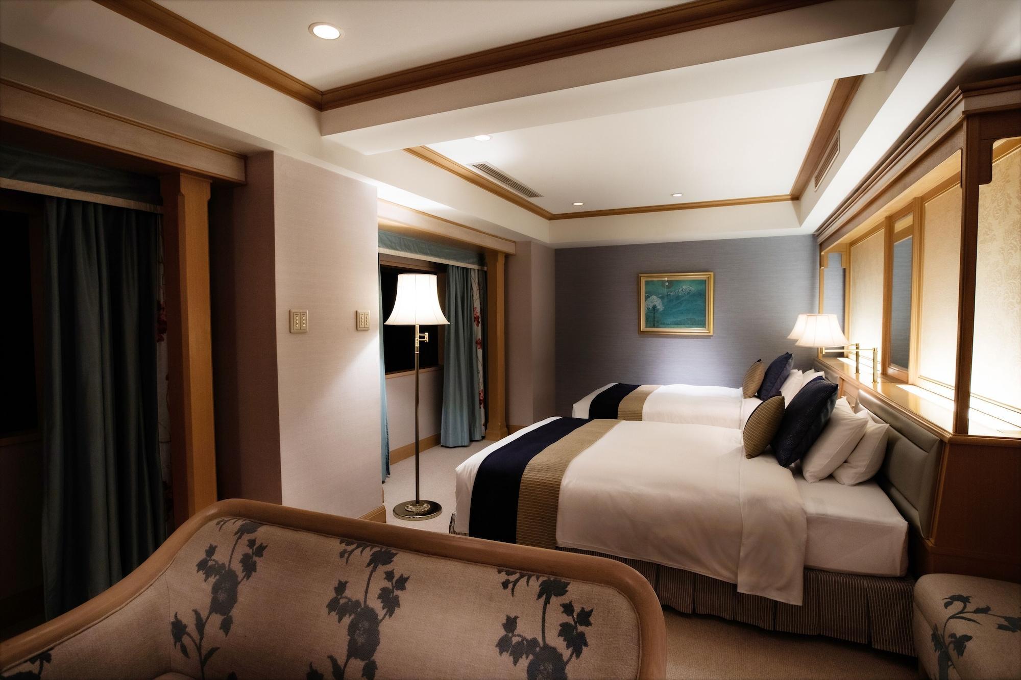 Hotel New Otani Hakata Fukuoka  Exteriér fotografie A bedroom at the hotel