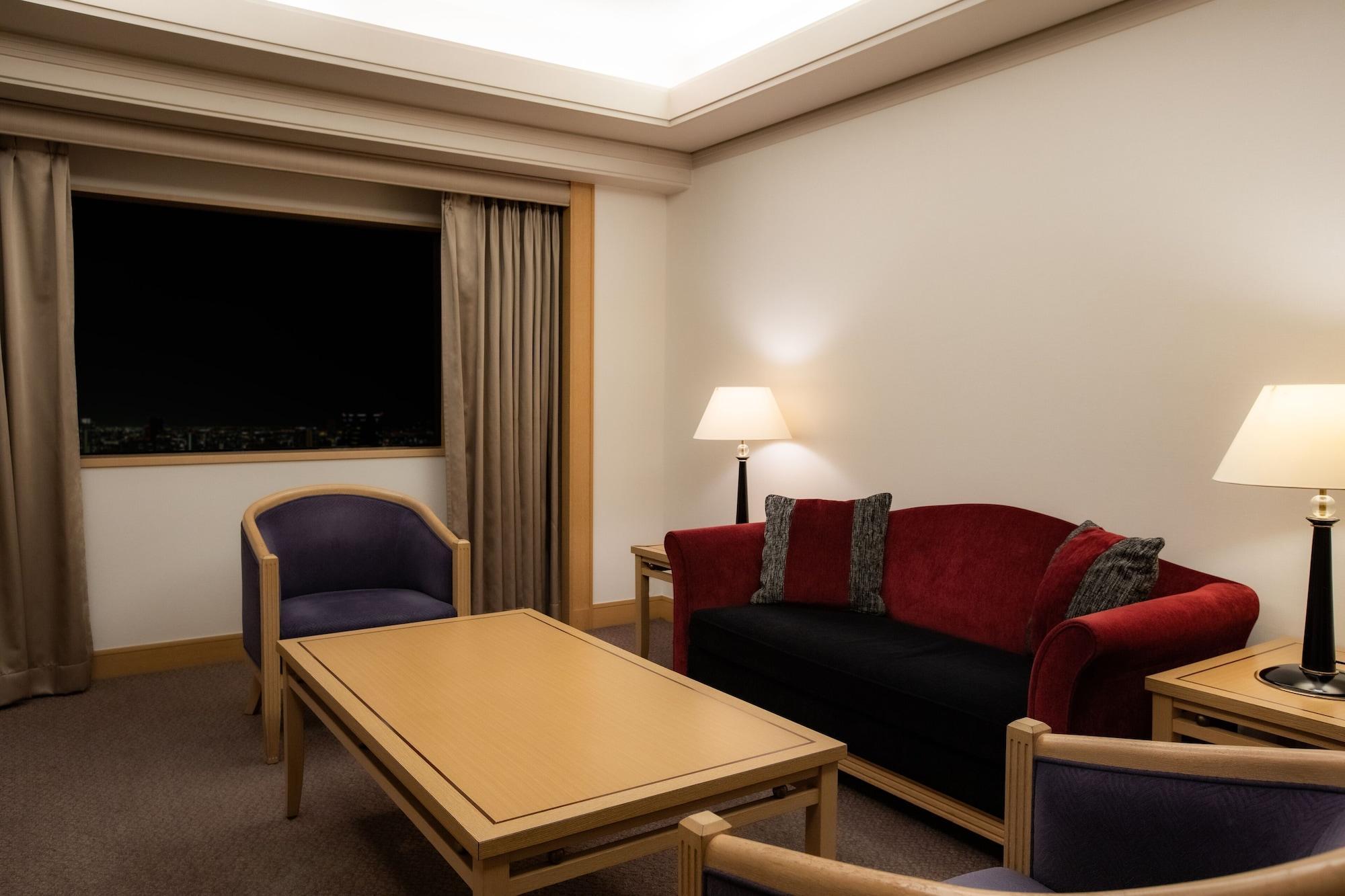 Hotel New Otani Hakata Fukuoka  Exteriér fotografie A suite at the hotel